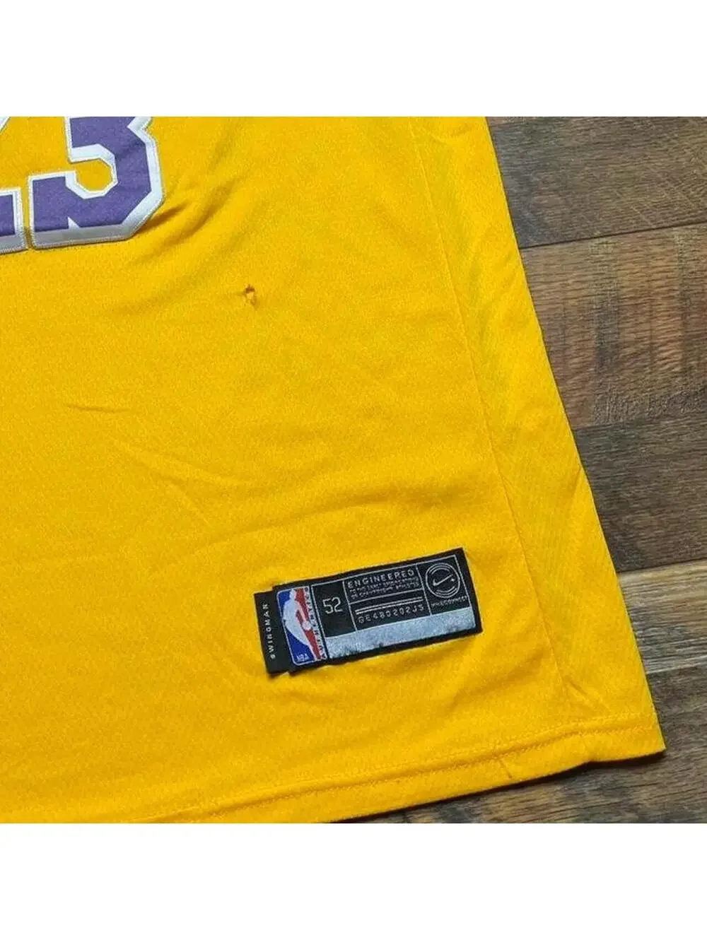 Lebron James Los Angeles Lakers Jersey Nike Swingman Men’s 52
